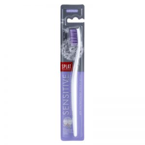 Splat Professional Sensitive szczoteczka do zębów z jonami srebra medium Violet