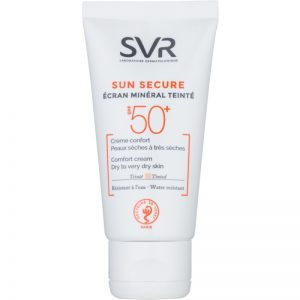 SVR Solaires mineralny krem tonujący do skóry suchej i bardzo suchej SPF 50 50 ml