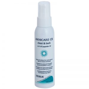 Synchroline Aknicare CB Emulsja w sprayu zmniejszając trądzik na klatce piersiowej i plecach 100 ml