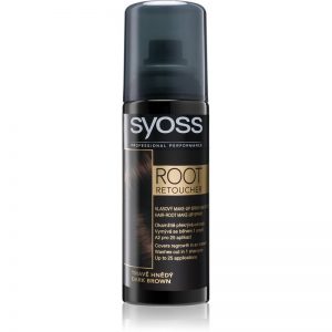 Syoss Root Retoucher tonująca farba na odrosty w sprayu odcień Dark Brown 120 ml