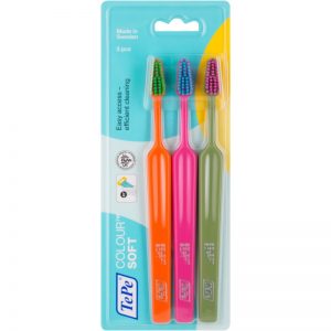TePe Colour Soft szczoteczki do zębów 3 szt. 3 szt.