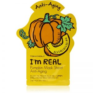 TONYMOLY I’m REAL Pumpkin maseczka płócienna przeciw zmarszczkom 1 szt.