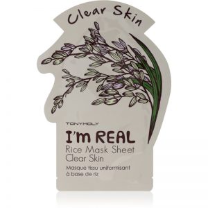 TONYMOLY I’m REAL Rice maska rozświetlająca w płacie 1 szt.