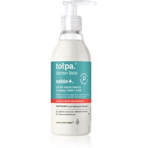 Tołpa Dermo Face Sebio + Żel do mycia twarzy z AHA 195 ml