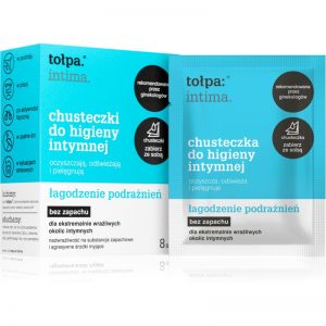 Tołpa Dermo Intima nawilżane chusteczki oczyszczające do okolic intymnych 8 szt.