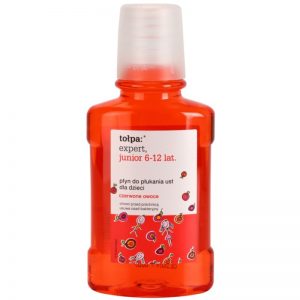 Tołpa Expert Junior 6-12 płyn do płukania jamy ustnej dla dzieci smak Red Fruits 250 ml