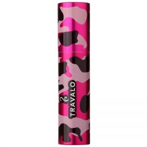 Travalo Classic plastikowa obudowa na napełnialny flakon unisex Camouflage Pink