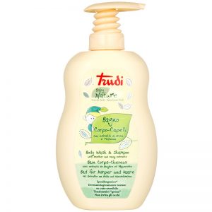 Trudi Baby Nature hipoalergiczne mleczko do kąpieli dla niemowląt i szampon z wyciągiem z stokrotek i wrzosów 400 ml