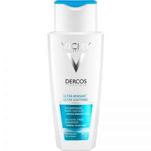 Vichy Dercos Ultra Soothing szampon łagodzący do włosów normalnych i przetłuszczających się 200 ml