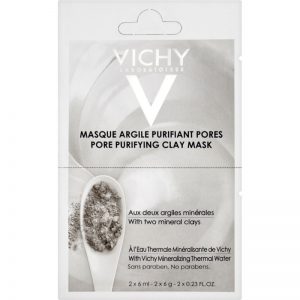 Vichy Mineral Masks maska oczyszczjąca z glinki małe opakowanie 2 x 6 ml