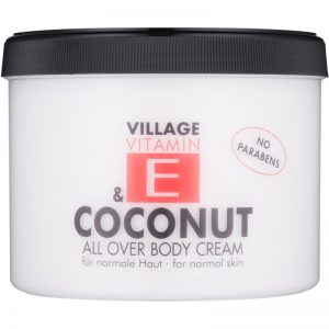Village Vitamin E Coconut krem do ciała bez parabenów 500 ml