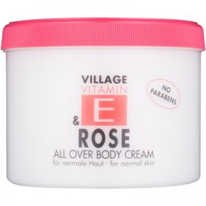 Village Vitamin E Rose krem do ciała bez parabenów 500 ml
