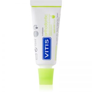 Vitis Orthodontic pasta do zębów dla osób noszących aparaty ortodontyczne smak 15 ml
