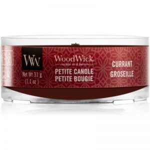 Woodwick Currant sampler z drewnianym knotem 31 g