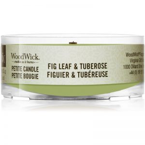 Woodwick Fig Leaf & Tuberose sampler z drewnianym knotem 31 g