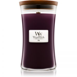 Woodwick Fig świeczka zapachowa z drewnianym knotem 609,5 g