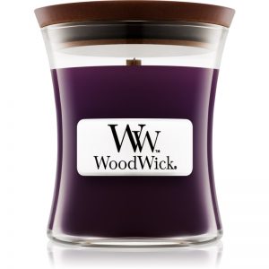 Woodwick Fig świeczka zapachowa z drewnianym knotem 85 g