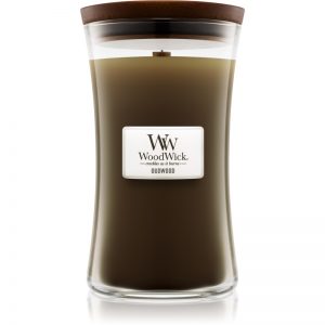 Woodwick Oudwood świeczka zapachowa z drewnianym knotem 609,5 g