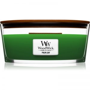 Woodwick Palm Leaf świeczka zapachowa z drewnianym knotem (hearthwick) 453,6 g