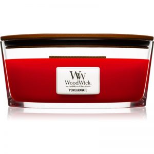 Woodwick Pomegranate świeczka zapachowa z drewnianym knotem (hearthwick) 453,6 g