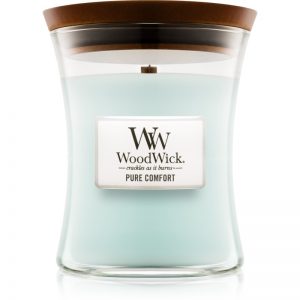 Woodwick Pure Comfort świeczka zapachowa z drewnianym knotem 275 g