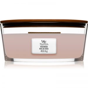 Woodwick Rosewood świeczka zapachowa z drewnianym knotem (hearthwick) 453,6 g