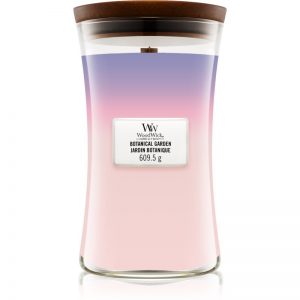 Woodwick Trilogy Botanical Gardens świeczka zapachowa z drewnianym knotem 609,5 g
