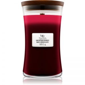Woodwick Trilogy Sun Ripened Berries świeczka zapachowa z drewnianym knotem 609,5 g