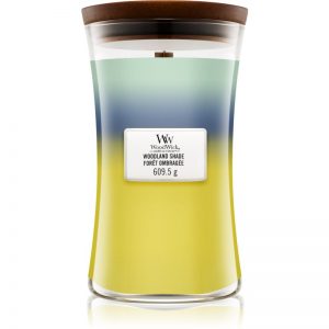 Woodwick Trilogy Woodland Shade świeczka zapachowa z drewnianym knotem 609,5 g