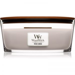 Woodwick Wood Smoke świeczka zapachowa z drewnianym knotem (hearthwick) 453,6 g