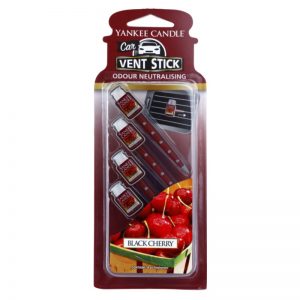 Yankee Candle Black Cherry odświeżacz do samochodu 4 szt.