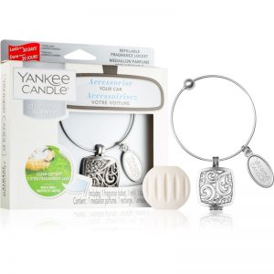 Yankee Candle Clean Cotton odświeżacz do samochodu zawieszka + napełnienie (Square)