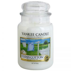 Yankee Candle Clean Cotton świeczka zapachowa Classic duża 623 g