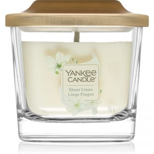 Yankee Candle Elevation Sheer Linen świeczka zapachowa mała 96 g