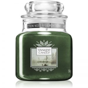 Yankee Candle Evergreen Mist świeczka zapachowa Classic mała 104 g