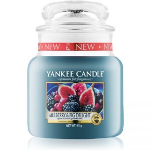 Yankee Candle Mulberry & Fig świeczka zapachowa Classic średnia 411 g