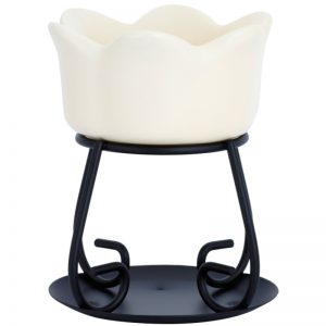 Yankee Candle Petal Bowl ceramiczna lampa aromatyczna I. (Cream)