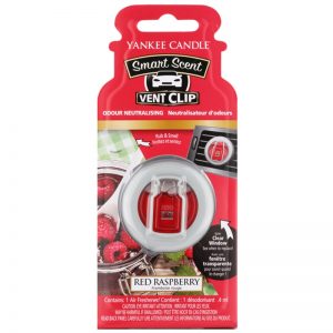 Yankee Candle Red Raspberry odświeżacz do samochodu klips 4 ml