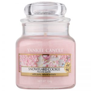 Yankee Candle Snowflake Cookie świeczka zapachowa Classic mała 104 g