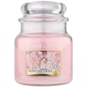 Yankee Candle Snowflake Cookie świeczka zapachowa Classic średnia 411 g