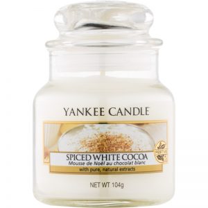 Yankee Candle Spiced White Cocoa świeczka zapachowa Classic mała 104 g
