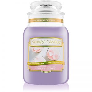Yankee Candle Sweet Morning Rose świeczka zapachowa Classic duża 623 g