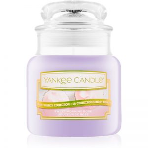 Yankee Candle Sweet Morning Rose świeczka zapachowa Classic mała 104 g