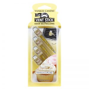 Yankee Candle Vanilla Cupcake odświeżacz do samochodu 4 szt.