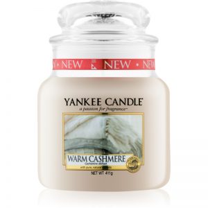 Yankee Candle Warm Cashmere świeczka zapachowa Classic średnia 411 g