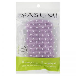 Yasumi Konjak Lavender delikatna gąbka do wszystkich rodzajów skóry rozmiar L rozmiar L