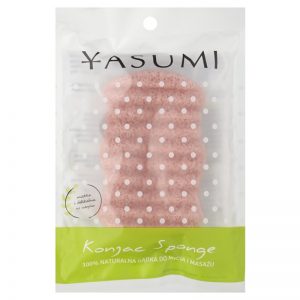 Yasumi Konjak Lycopene delikatna gąbka dla skóry suchej i wrażliwej rozmiar L rozmiar L
