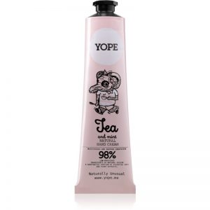 Yope Tea & Mint naturalny krem do rąk odżywienie i nawilżenie 100 ml