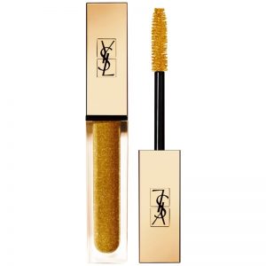 Yves Saint Laurent Vinyl Couture Mascara tusz do rzęs zwiększający objętość, wydłużający i podkręcający odcień 8 I’m The Fire – Gold Sparkle – Top Coa