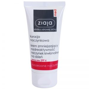 Ziaja Med Capillary Care lekki krem nawilżający do skóry wrażliwej ze skłonnością do zaczerwienień SPF 6 50 ml